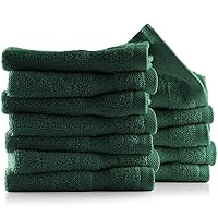 Hearth & Harbor Washcloths 12 Pack - 100% Cotton Washcloth for Body and face, High Absorbent and Soft 13