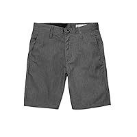 Volcom Frickin Chino Shorts (Big Little Boys Sizes), Charcoal Heather 1, 25