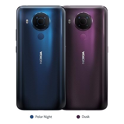 Nokia 5.4 | Android 10 | Unlocked Smartphone | 2-Day Battery | Dual SIM | US Version | 4/128GB | 6.39-Inch Screen | 48MP Quad Camera | Polar Night