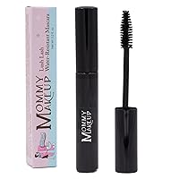 Lush Lash Water Resistant Mascara | Extreme Volume and Length For Stunning Lashes | No Smears, Smudges or Flakes | Non-Irritating, Cruelty Free, Made in USA (Black Mascara) by Mommy Makeup