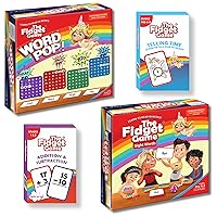 Grades 1, 2, 3 Learning Bundle with Word Pop - Learn to Read in Weeks, Master 500 Flash Cards - High-Frequency Dolch Sight Words, Numbers, Addition & Subtraction & Shapes