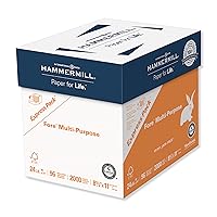 Hammermill Printer Paper, Fore Multipurpose 24 lb Copy Paper, 8.5 x 11 - Express Pack (2,000 Sheets) - 96 Bright, Made in the USA, 163122
