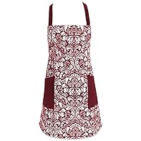 DII unisex Chef Style Cotton ApronAdjustable Straps and Large Pocket