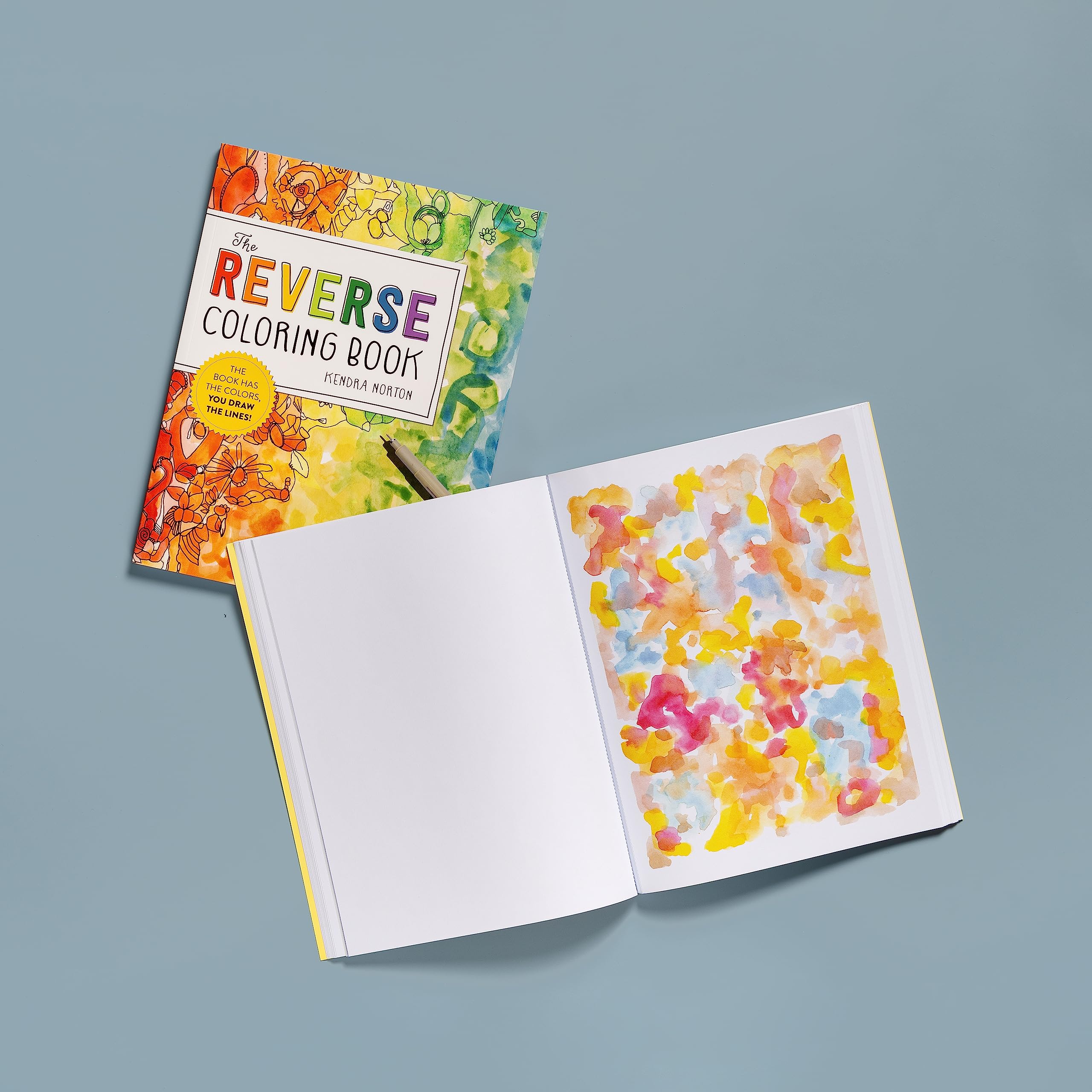 The Reverse Coloring Book(tm): The Book Has the Colors, You Draw the Lines