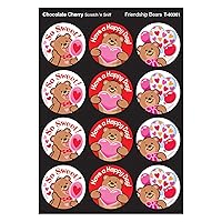 TREND enterprises T-83301 Friendship Bears/Chocolate Cherry Stinky Stickers, 48 Count, Red, Pink, 1.25
