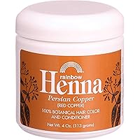 Henna Hair Color and Conditioner Persian, Copper Red, 4 Fluid Ounce