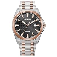 Citizen Men's Eco-Drive Classic Peyton Watch, 3-Hand Date, Sapphire Crystal, Luminous Markers