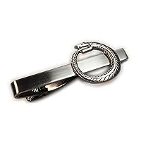 Ouroboros Serpent Snake Eating Tail Renew Egyptian Cycle Tie Bar Clip