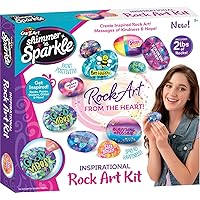 Shimmer ‘n Sparkle Inspirational Rock Art Activity Kit for Kids