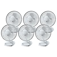 Air King 9145-6 2 Speed Electric Clip-On Fan (Case of 6), 6