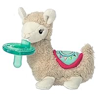Mary Meyer WubbaNub Infant Pacifier, 6-Inches, Lily Llama 1 Count (Pack of 1)