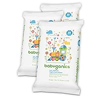 Babyganics Toy, Table & Highchair Wipes, 25 Count, 3 Pack
