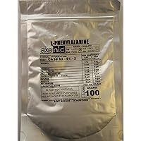 100 Grams L- Phenylalanine 99.6%, CAS # 63-9-2 Powder