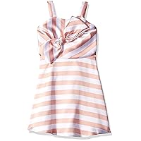 Amy Byer Girls' Big Bow Front Party Dress