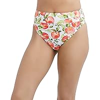 BCBGeneration Women's Standard High Waisted Swimsuit Bottom with Moderate Coverage