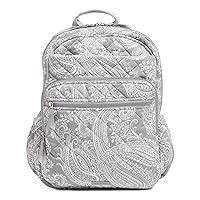 Vera Bradley Women's, Performance Twill Xl Campus Backpack, Cloud Gray Paisley, One Size