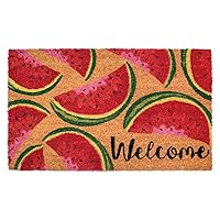 NoTrax, Watermelon, Vinyl-Backed Natural Coir Doormat, Entry Mat for Indoor or Outdoor Use, 18