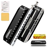 EAST TOP FORERUNNER 2.0 without valves Chromatic Harmonica 12-Hole 48 Tones C Key Chromatic Mouth Organ Harmonica for Adults,Beginners and Students As Gift