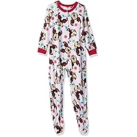 Disney Boys' Mickey Mouse Holiday Footed Blanket Sleeper