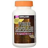 Fiber Capsules Kirkland Therapy for Regularity/Fiber Supplement, 360 capsules - Compare to the Active Ingredient in Metamucil Capsules