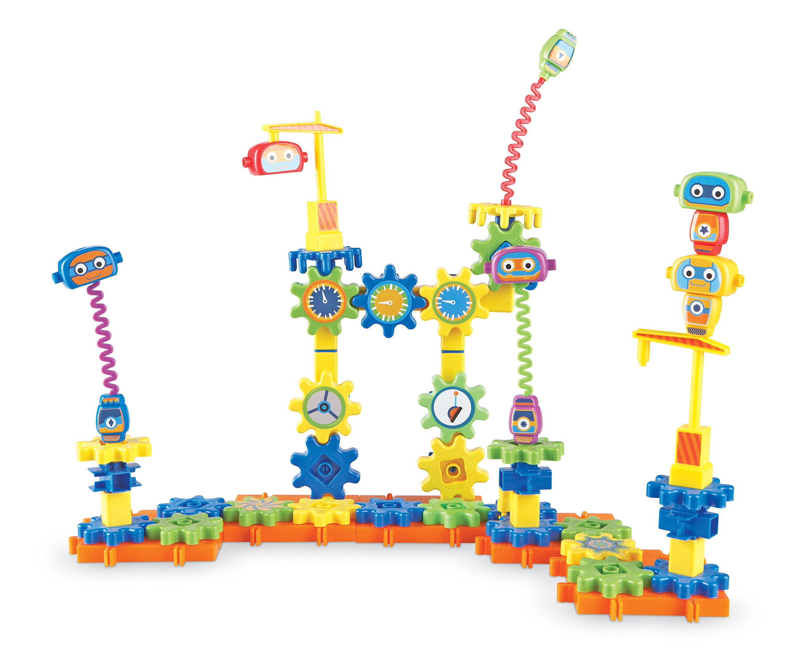 Learning Resources Gears! Gears! Gears! Robot Factory Building Set, 80 Pieces