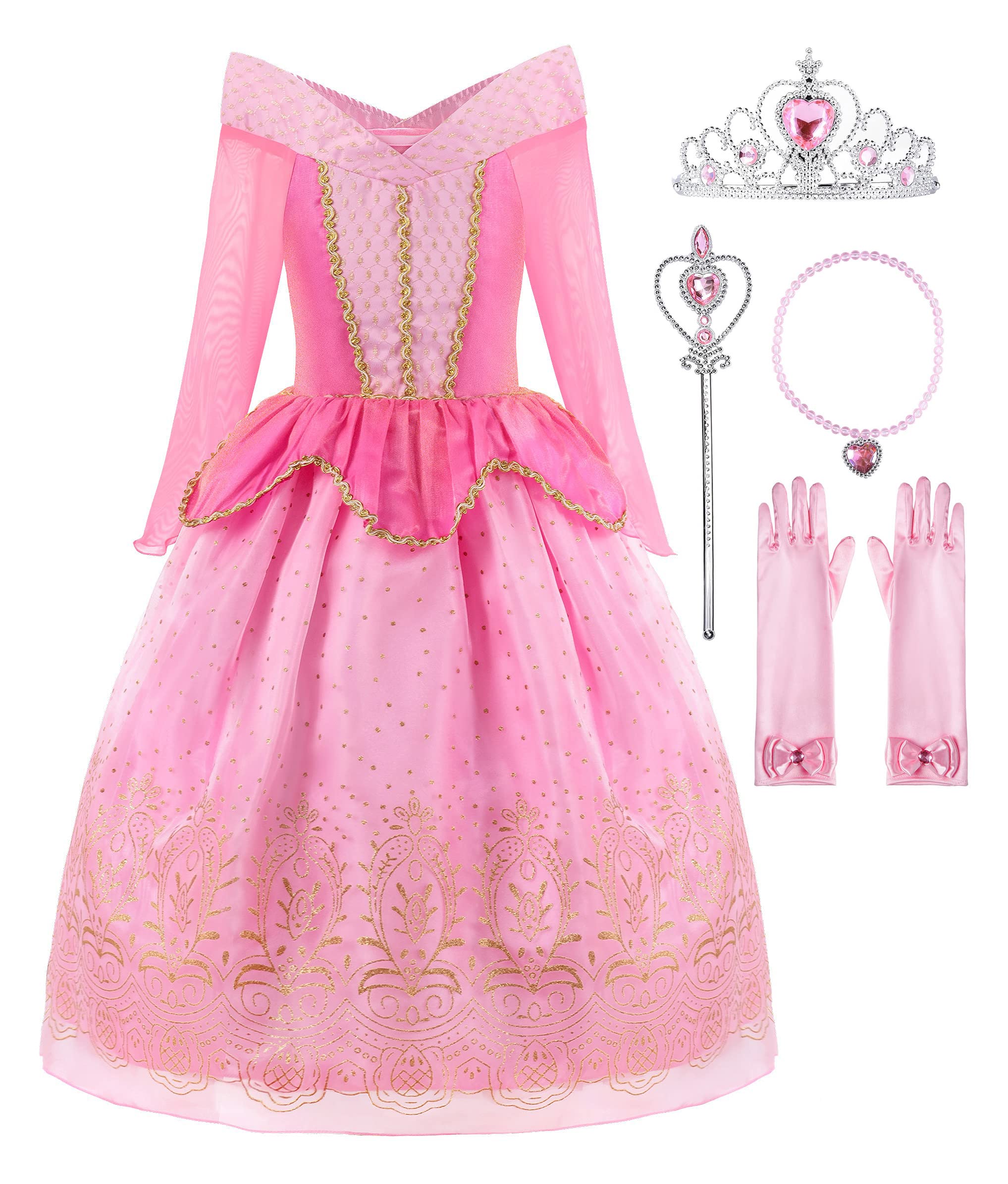 ReliBeauty Girls Princess Dress up Costume