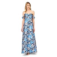 Women's Off The Shoulder Jacquard Gown