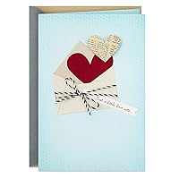 Hallmark Everyday Love Card, Romantic Birthday Card, Anniversary Card, Sweetest Day Card (Love Note)