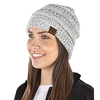 Exclusives Womens Beanie Solid Ribbed Knit Hat Warm Soft Skull Cap