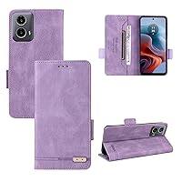 Smartphone Flip Cases Compatible with Motorola Moto G34 5G Wallet Case,PU Leather Flip Folio Case with Card Holders [Shockproof TPU Inner Shell] Phone Cover, Magnetic Closure Protection Case Flip Case