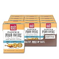 The Honest Kitchen Pumpkin POUR OVERS Wet Toppers for Dogs (12 Pack), 5.5 oz - Turkey Stew