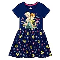 Disney Frozen Dress Girls | Anna and Elsa Dress for Girls | Frozen Long Sleeve Dress for Girls