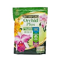 Better-Gro Orchid Plus 20-14-13 - Urea-Free Orchid Fertilizer for Vigorous Growth, Water Soluble, Nitrate Nitrogen-Rich, Ideal for Indoor Potted Plants and Tropical Plants - 16 oz Resealable Bag