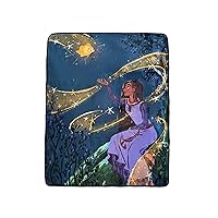Disney Wish Silk Touch Sherpa Throw Blanket, 60 x 80 inches, Wish Upon