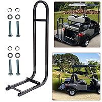 Huskey Golf Cart Grab Bar Compatible with EZGO/Club Car/Yamaha, Strong and Durable Golf Cart Rear Seat Grab Bar in One Solid Piece with Mounting Hard