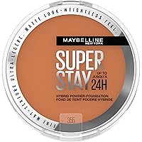 Super Stay Up to 24HR Hybrid Powder-Foundation, Medium-to-Full Coverage Makeup, Matte Finish, 355, 1 Count