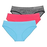 New Balance Women's Ultra Comfort Performance Seamless Bikini Underwear (3 Pack)