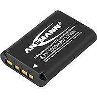 Ansmann 1400-0041 3.7 Volt A-Son NP-BX1 1000mAh Lithium Replacement Battery for Sony DSC-RX1, DSC-RX100 and HDR-AS15