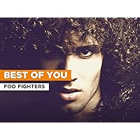 Best Of You in the Style of Foo Fighters