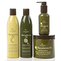 Hair Chemist Macadamia Oil Deluxe Hair Care Collection - 4 Piece Set