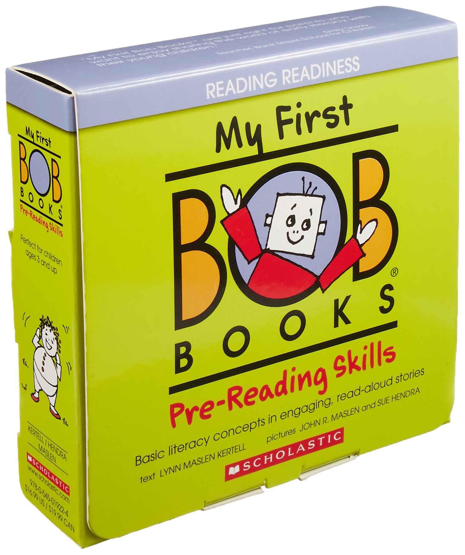 My First Bob Books - Pre-Reading Skills Box Set Phonics, Ages 3 and Up, Pre-K (Reading Readiness) (Bob Books)