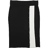 Rachel Roy Womens Button-Front Pencil A-Line Skirt