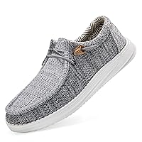 Men's Slip On Loafers Casual Walking Shoes Comfortable Lightweight Big Size Boat Shoes Breathble Sport Mesh Wide Shoes