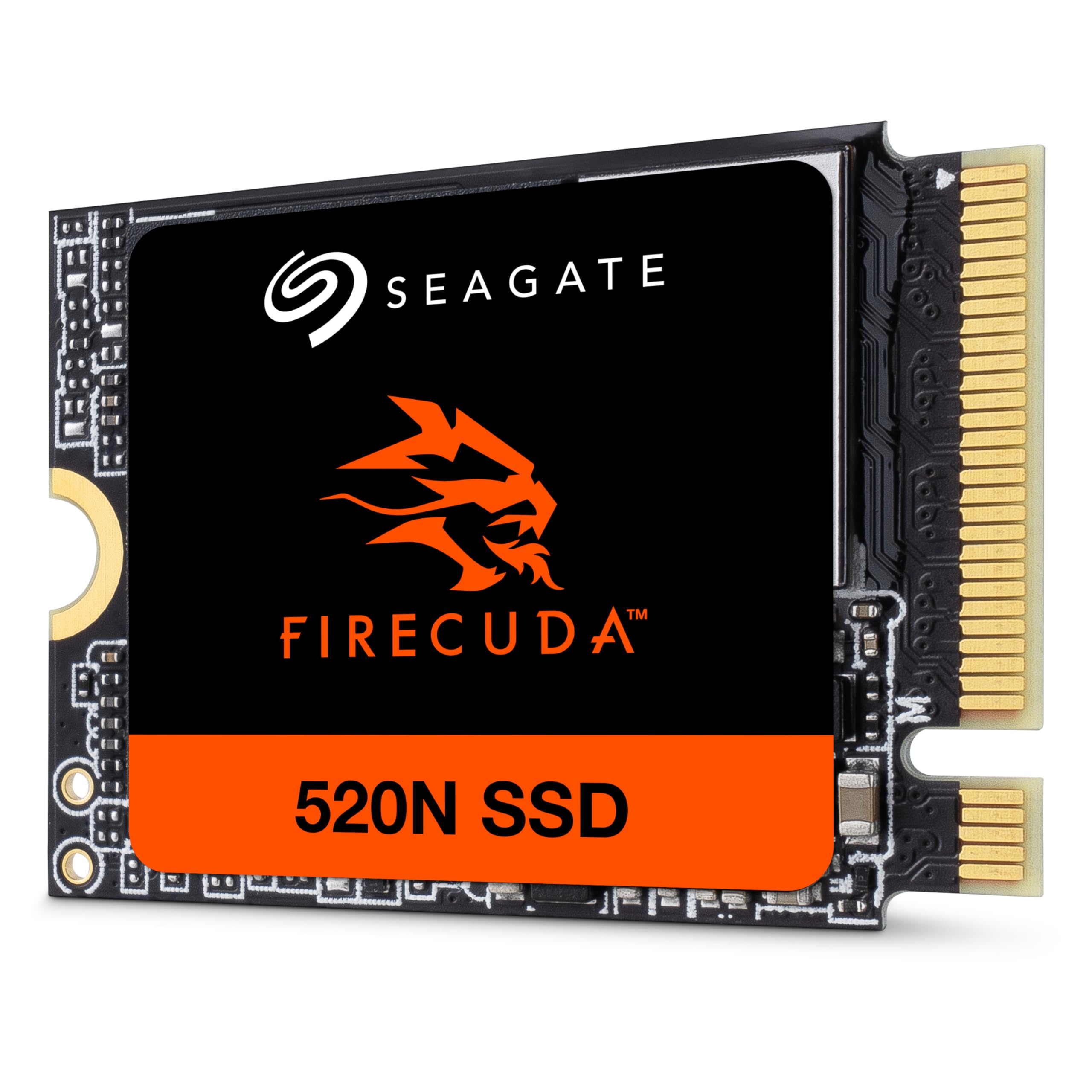 Seagate FireCuda 520N SSD 2TB SSD - M.2 2230-S2, PCIe Gen4 ×4 NVMe 1.4, speeds up to 5000MB/s, compatible with Steam Deck, Microsoft® Surface, laptop, with Rescue Services (ZP2048GV3A002)