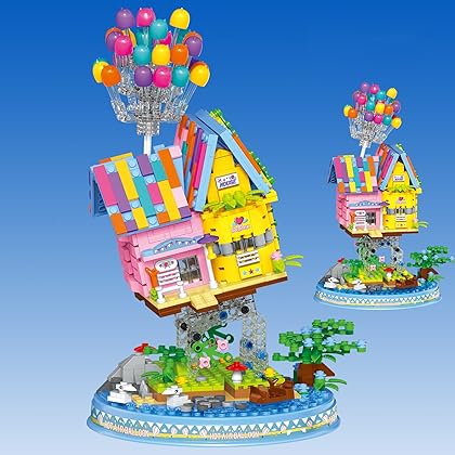 R HOME STORE Up Balloon House Building Kit for Kids Age 8-14 Yrs,Creative Building Block Set 931pcs,Girl Toys for Christmas and Birthday Gifts,DIY Educational Toys for Kids