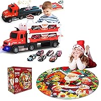 70 Piece Christmas Puzzle | Big Transporter Truck Toy Set