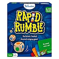 Skillmatics Board Game Rapid Rumble, Fun for Family Game Night, Educational Toy, Card Game for Kids, Teens & Adults, Gifts for Ages 6, 7, 8, 9 and Up