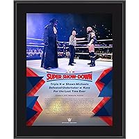 Undertaker/triple H (18 Ssd) 10x13 Plaque (subl) - Wrestling Plaques and Collages