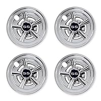 Golf Cart SS Wheel Covers Hub Caps for Most Golf Carts 8 inch(Set of 4)