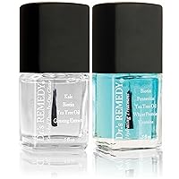 Dr.'s Remedy Enriched Nail Polish, HYDRATION Nail Moisture Treatment with TOTAL Two-in-One Top and Base Coat Set 0.5 Fluid Oz Each